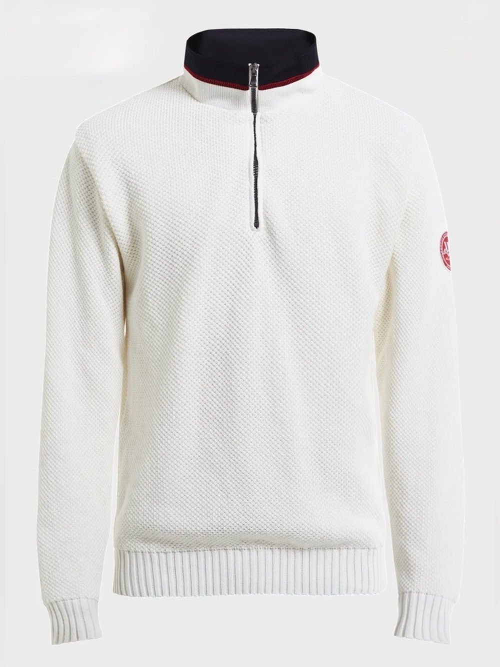 Holebrook Sweden Classic Windproof Quarter Zip Sweater Jumper 3XL Organic Cotton